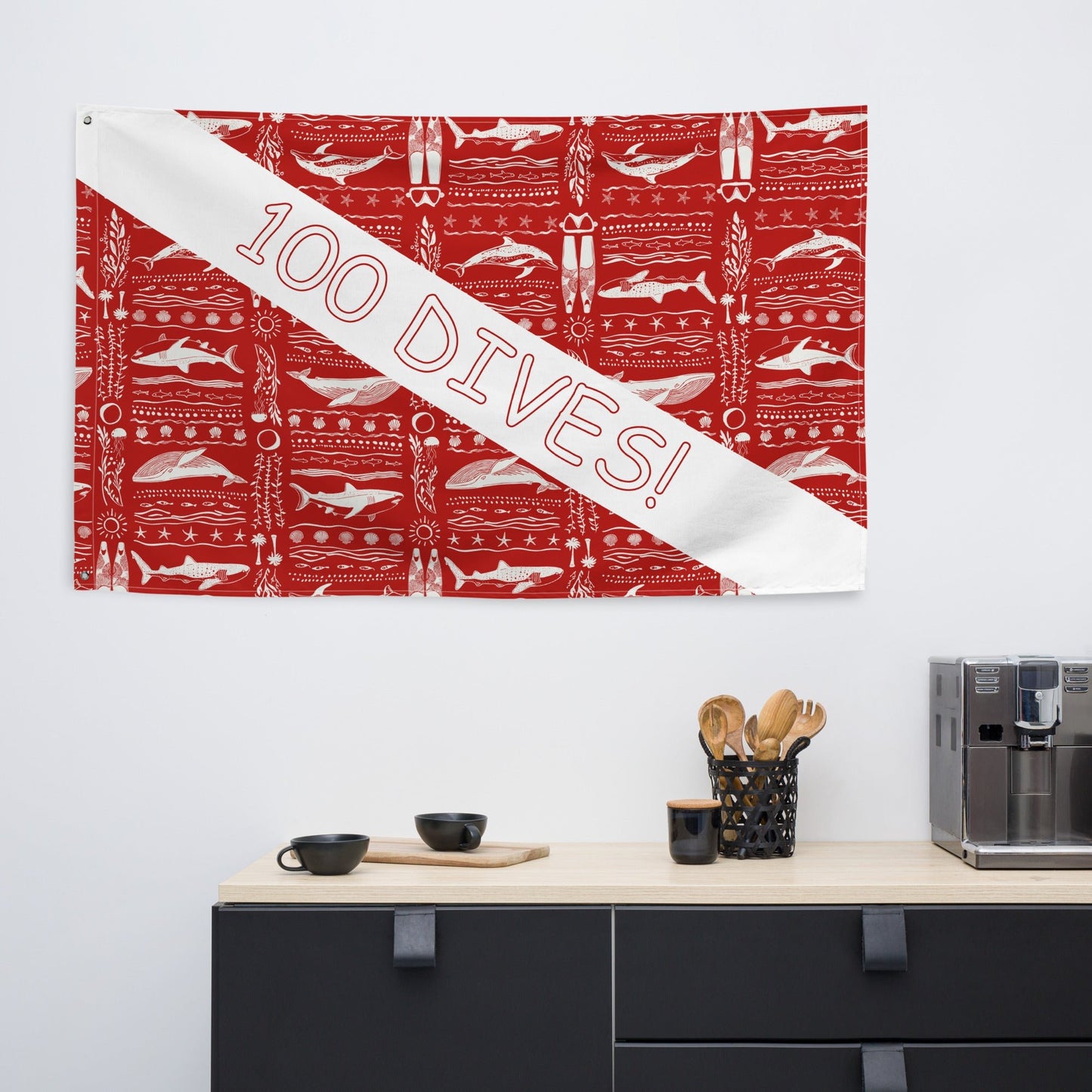 100th Dive Flag -