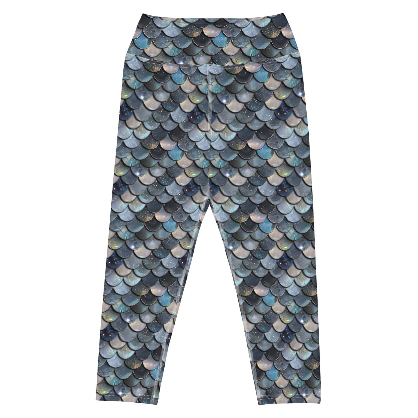 Mermaid Scales Collection Capri Swim Leggings -