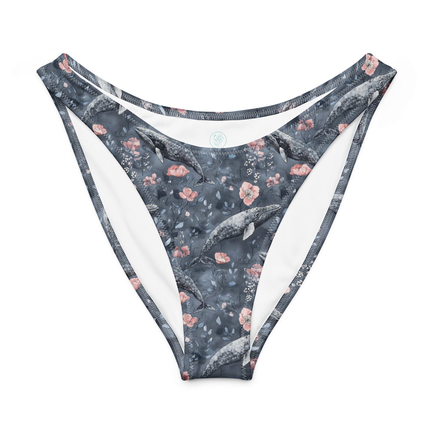 Invasive Lionfish Eco High-Leg Cheeky Bikini Bottom -