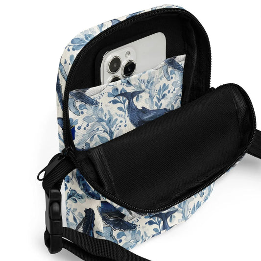 Humpback Whake Song Crossbody Bag -
