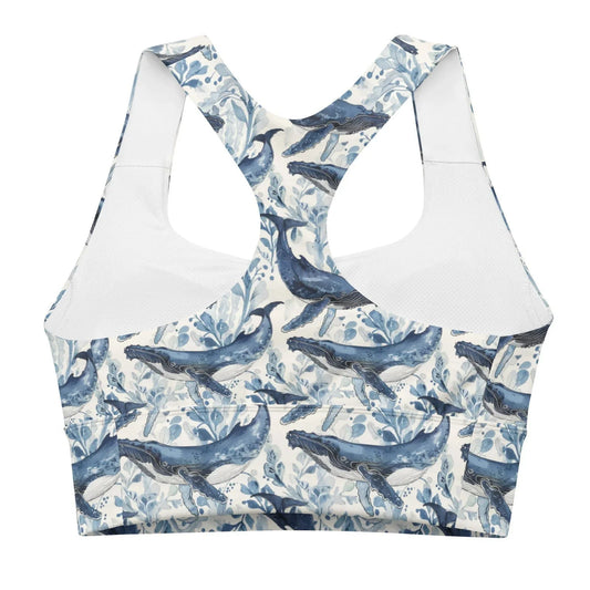 Humpback Whale Song Eco Sports Bra Top -