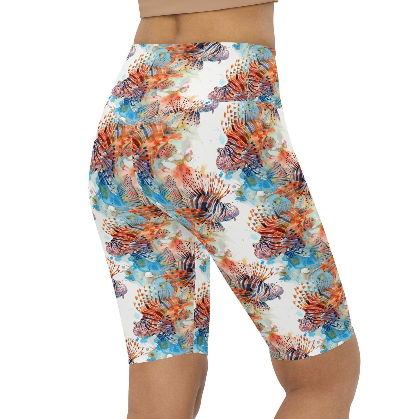 Invasive Lionfish 8" Inch Dive Shorts -