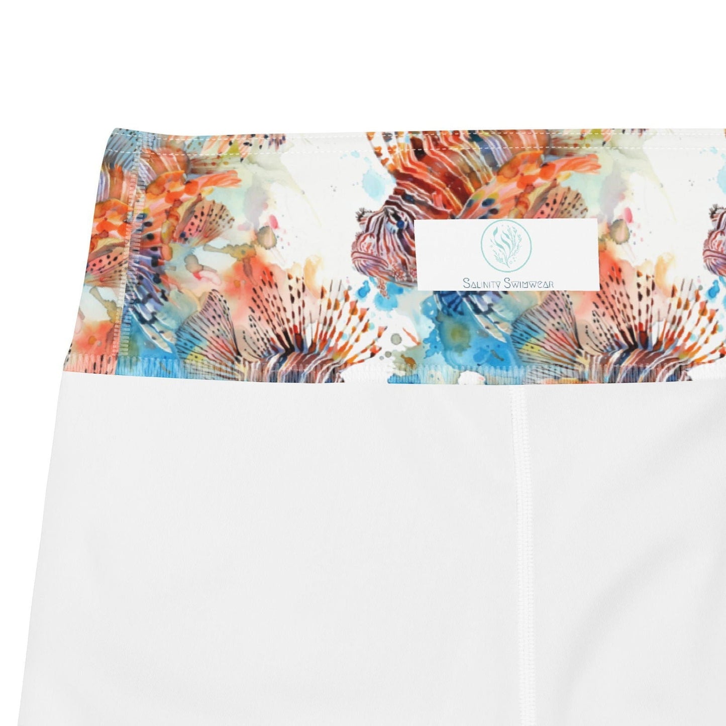 Invasive Lionfish Capri Swim Leggings -