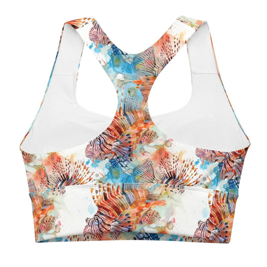 Invasive Lionfish Eco Sports Bra Top - Salinity Swimwear
