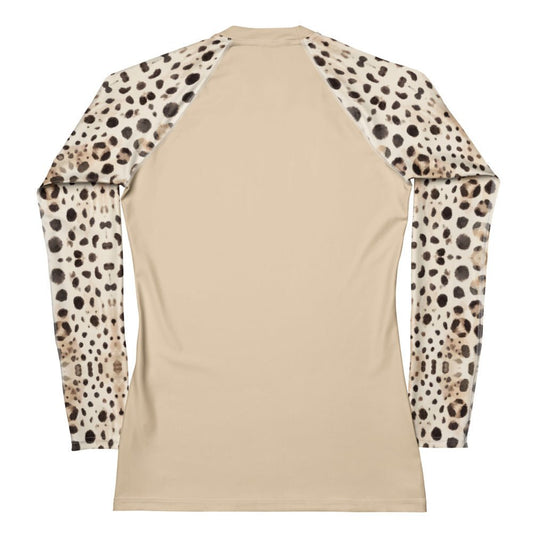 Leopard Shark Women's Rash Guard Solid -