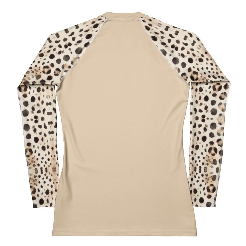 Leopard Shark Women's Rash Guard Solid -