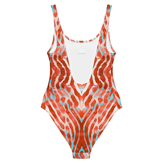 Lionfish Stripes One-Piece Swimsuit - Salinity Swimwear