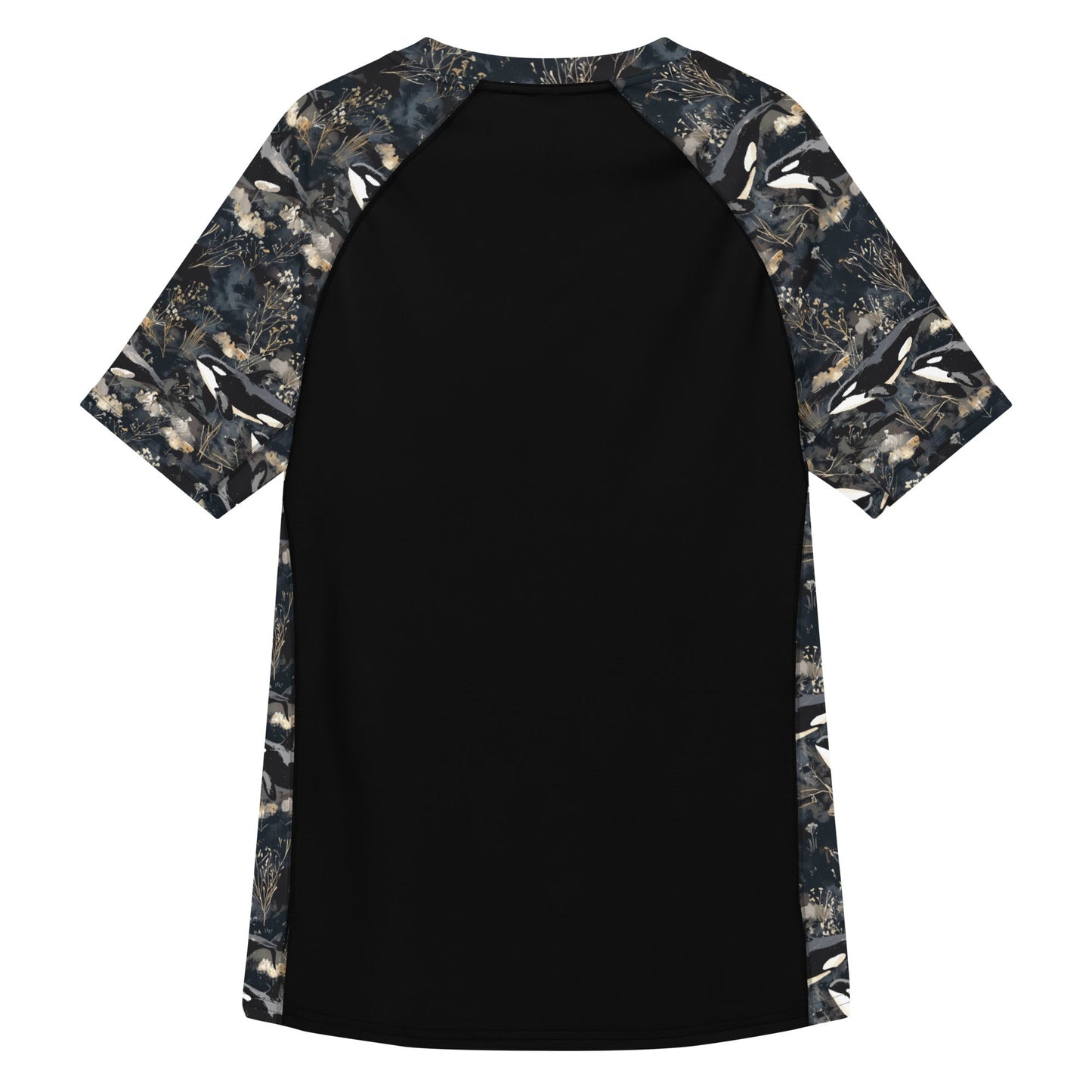 Midnight Orca Men’s Short Sleeve Swim Shirt -