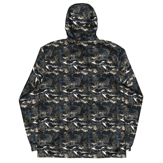 Midnight Orca Men's Windbreaker -