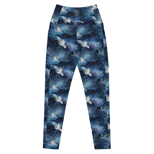 Moonlight Manta Eco Swim Leggings With Pockets -
