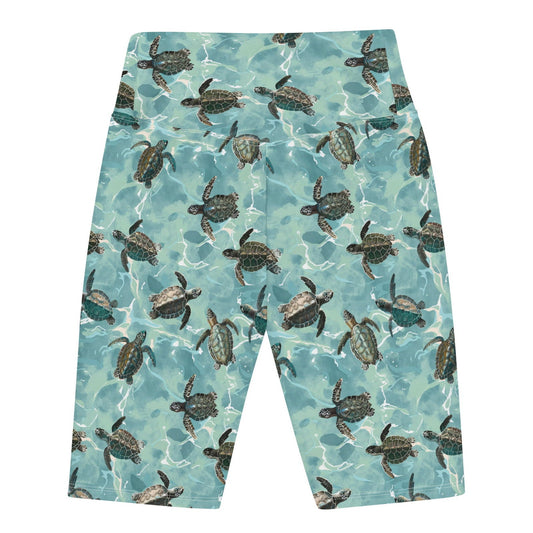 Oceanic Sea Turtle 8" Inch Dive Shorts - Salinity Swimwear