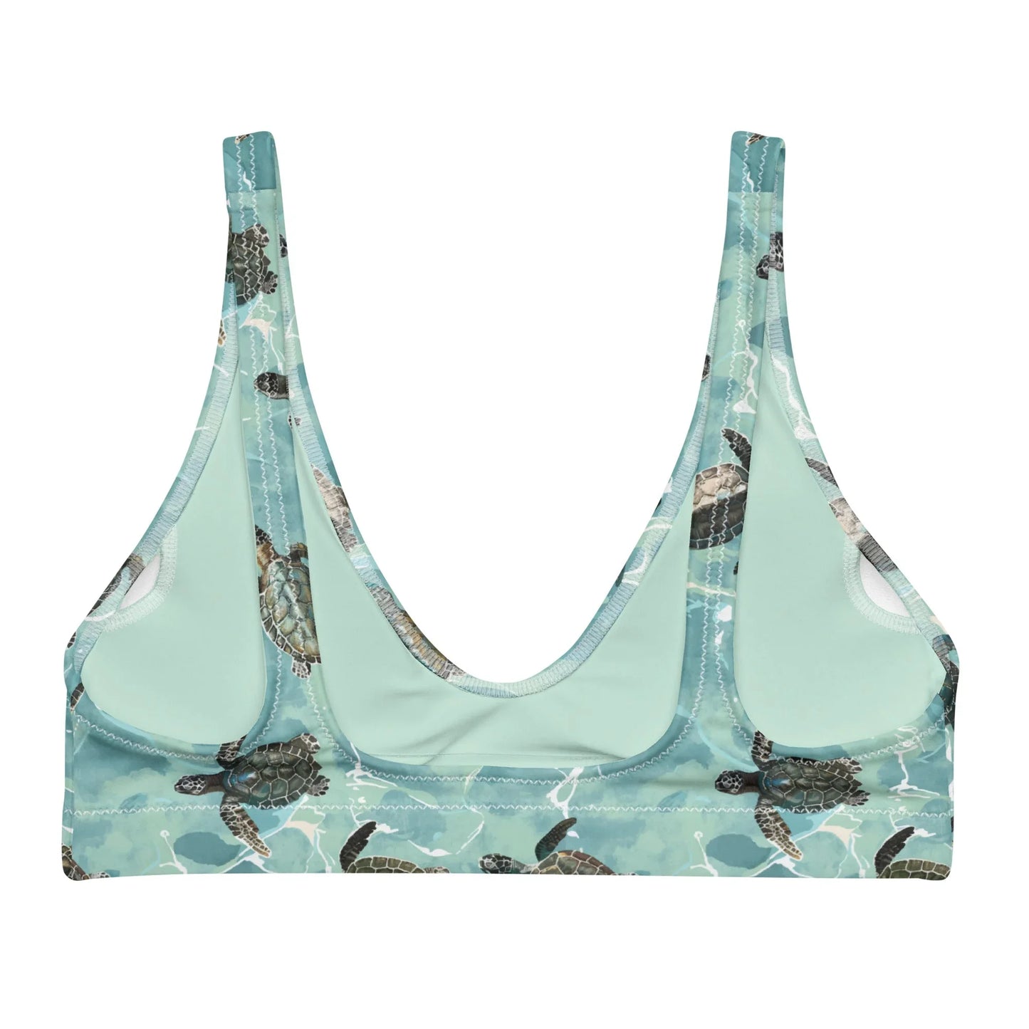 Oceanic Sea Turtle Eco Bikini Top -