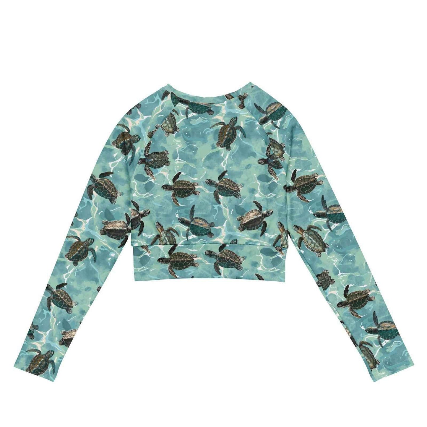 Spotted Eagle Ray Eco Cropped Rash Guard -