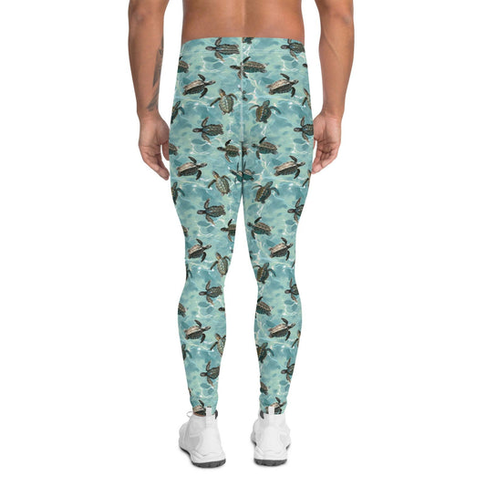 Oceanic Sea Turtle Men's Swim Leggings - Salinity Swimwear