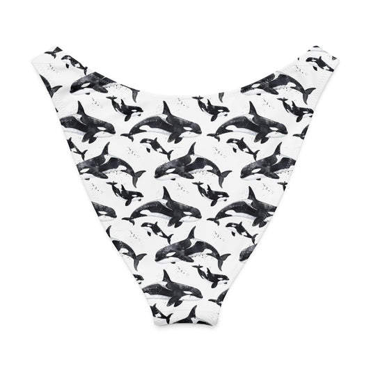 Orca Pod Eco High-Leg Cheeky Bikini Bottom -