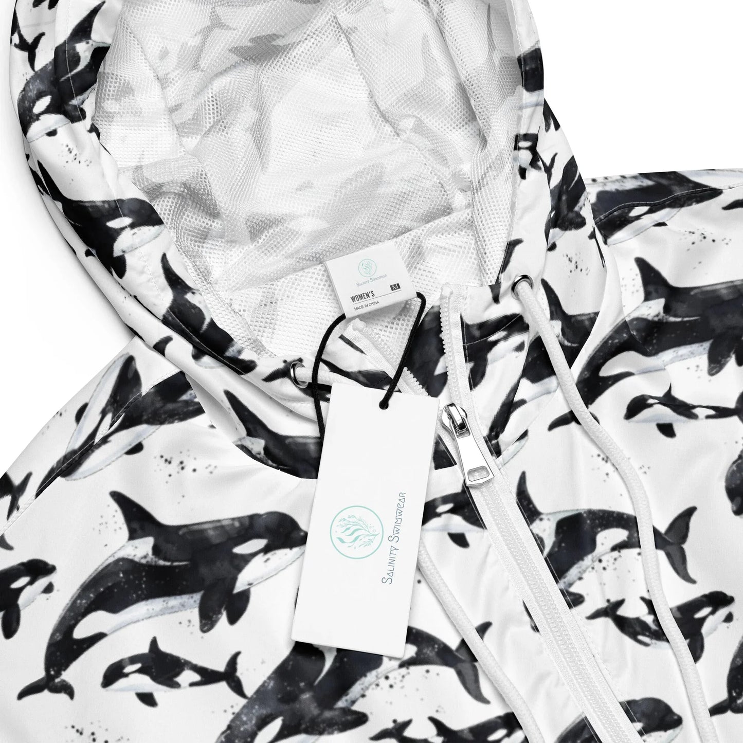Orca Pod Women’s cropped Windbreaker -