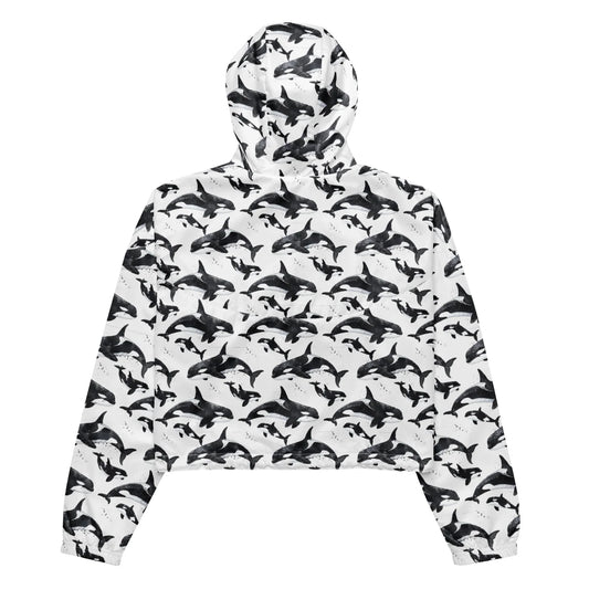 Orca Pod Women’s cropped Windbreaker -