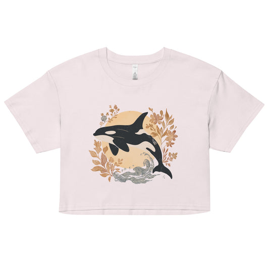 Orca Sunset Women’s Crop Top -