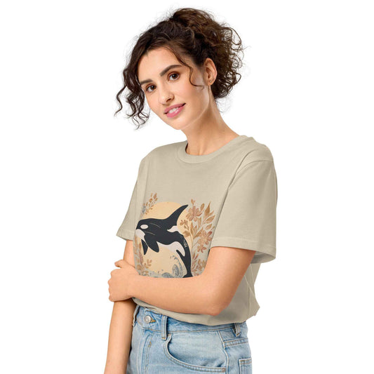 Orca Sunset Women’s Organic T-Shirt -