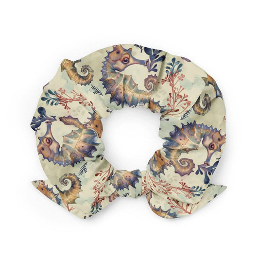 Seahorse Haven Eco-Scrunchie -