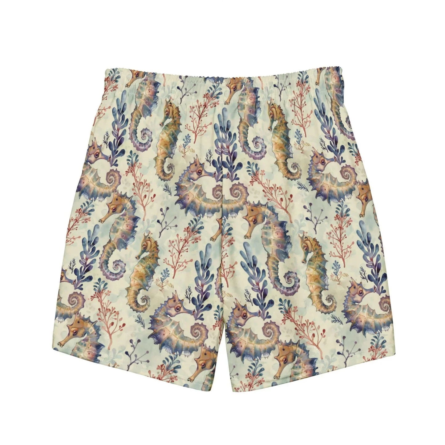 Seahorse Haven Men's Swim Trunks -