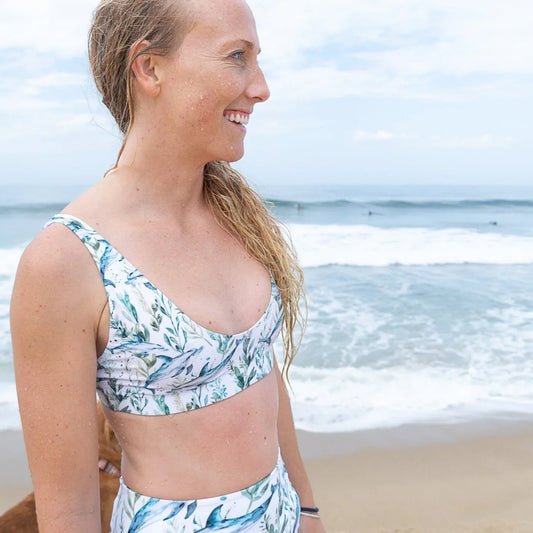 Seascape Dolphin Eco Bikini Top -