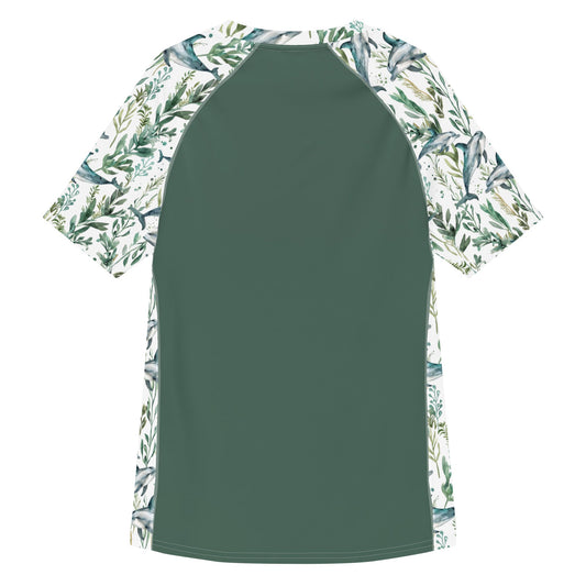 Seascape Dolphin Men’s Short Sleeve Swim Shirt -