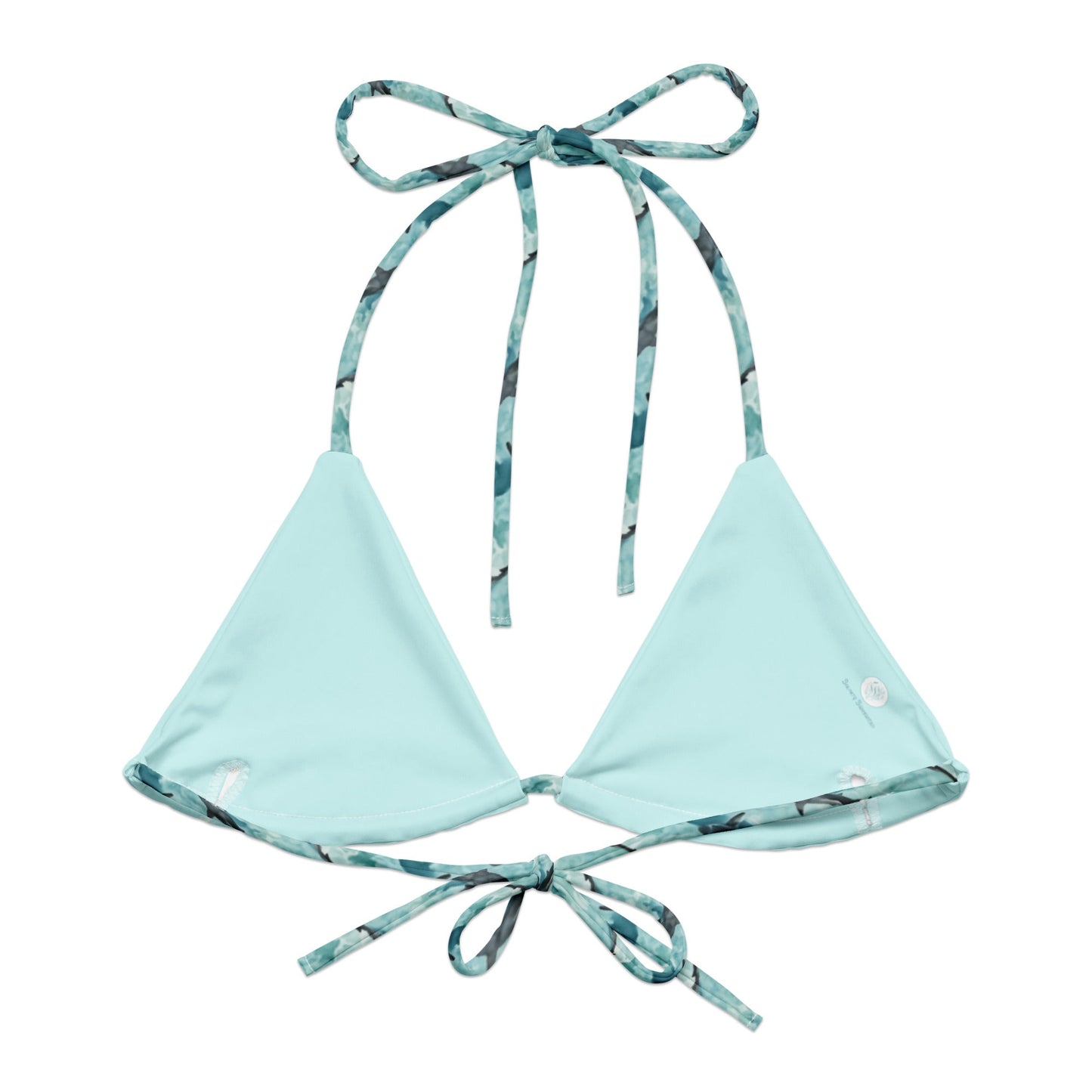 Blacktip Shark Drift Eco String Bikini Top -