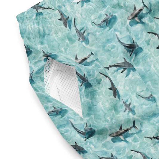 Blacktip Shark Drift Men's Eco Swim Trunks -