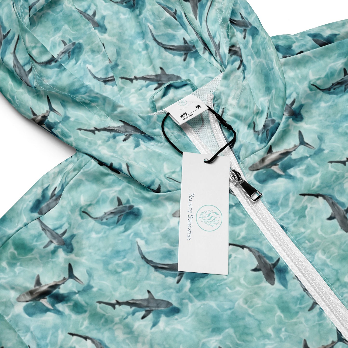 Blacktip Shark Drift Men’s Windbreaker -