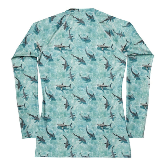 Blacktip Shark Drift Women's Rash Guard -