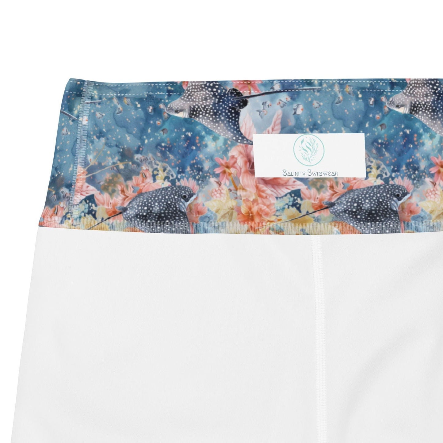 Spotted Eagle Ray Capri Swim Leggings -