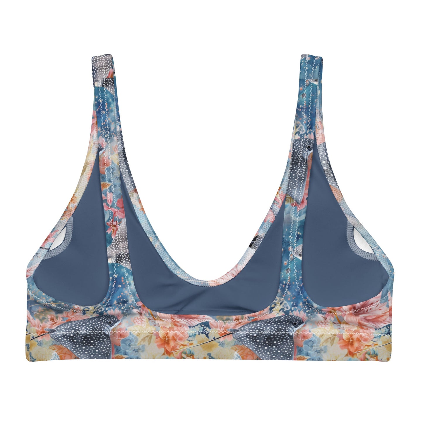 Spotted Eagle Ray Eco Bikini Top -