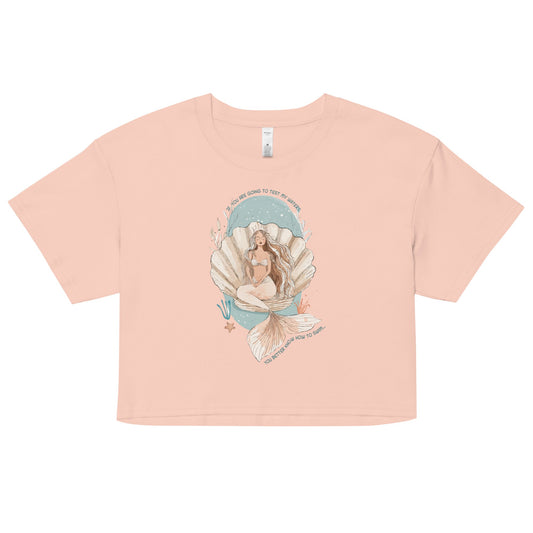 Test My Waters Women’s Crop Top -