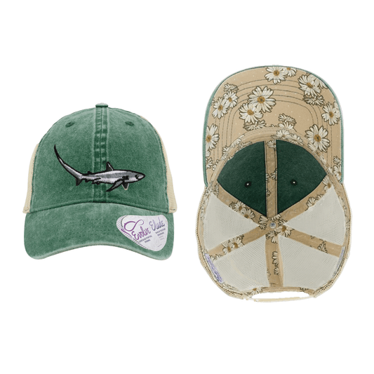 Thresher Shark Ponytail Mesh Cap - Salinity Swimwear