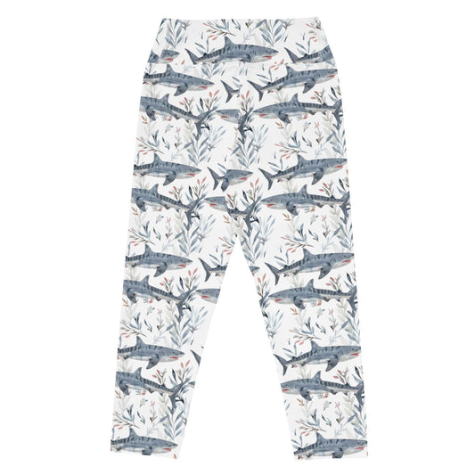 Tiger Shark Bloom Capri Swim Leggings -