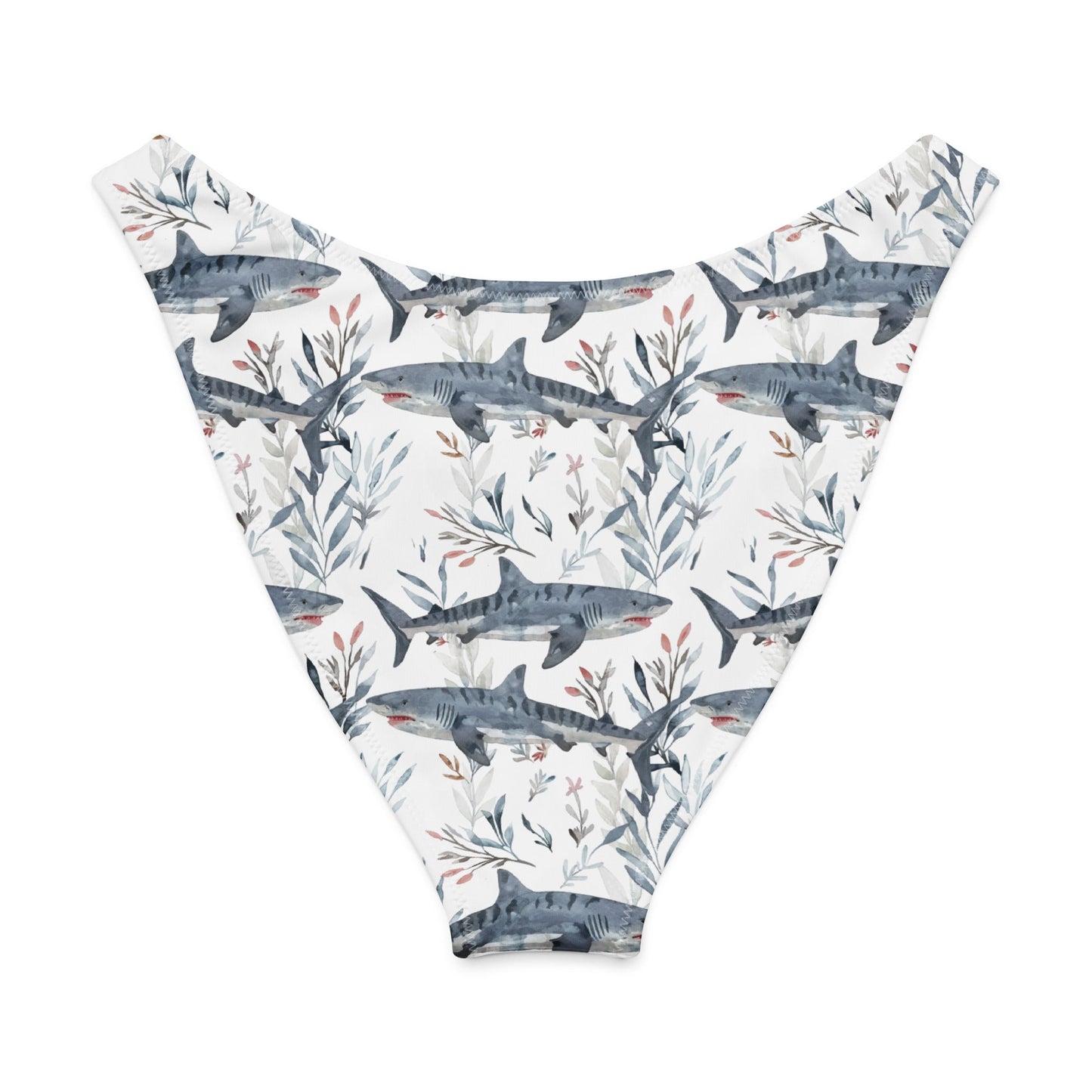 Tiger Shark Bloom Eco High-Leg Cheeky Bikini Bottom -