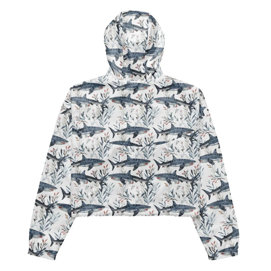 Tiger Shark Bloom Women’s cropped Windbreaker -