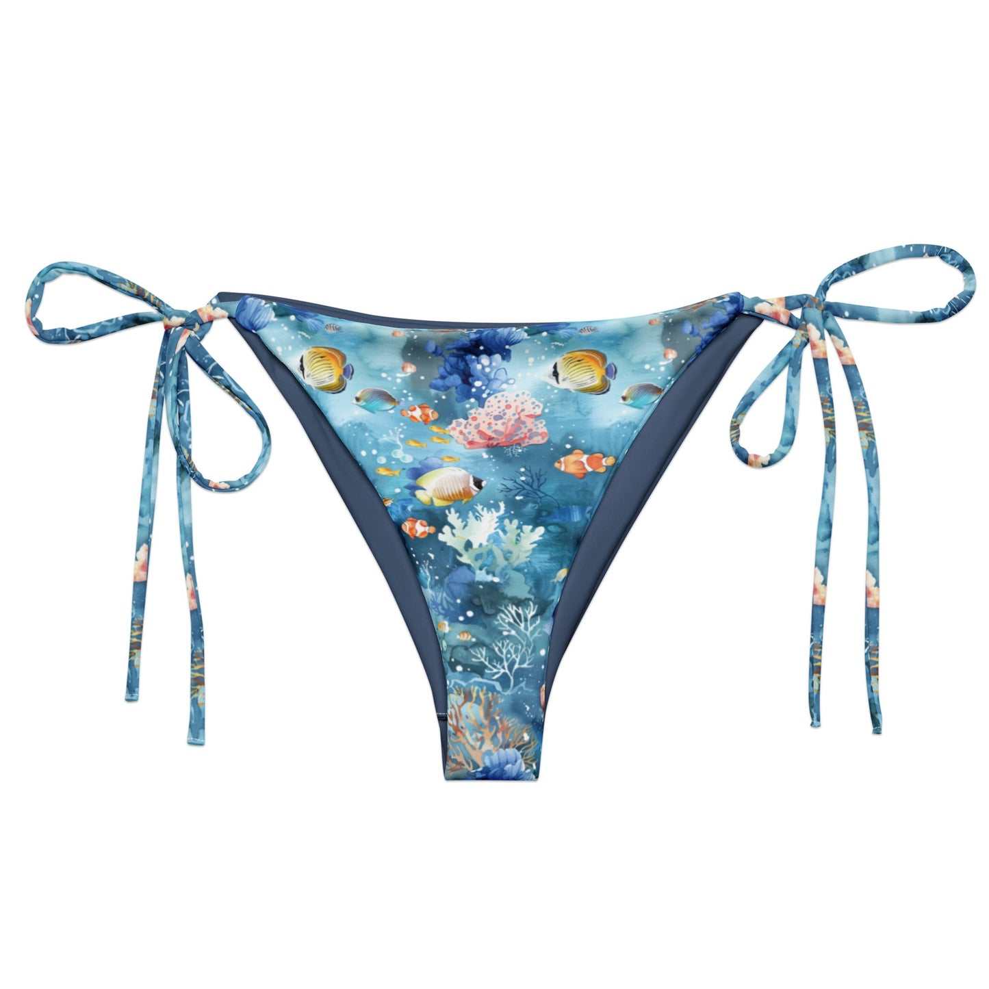 Tropical Reef Fish Eco String Bikini Bottom -