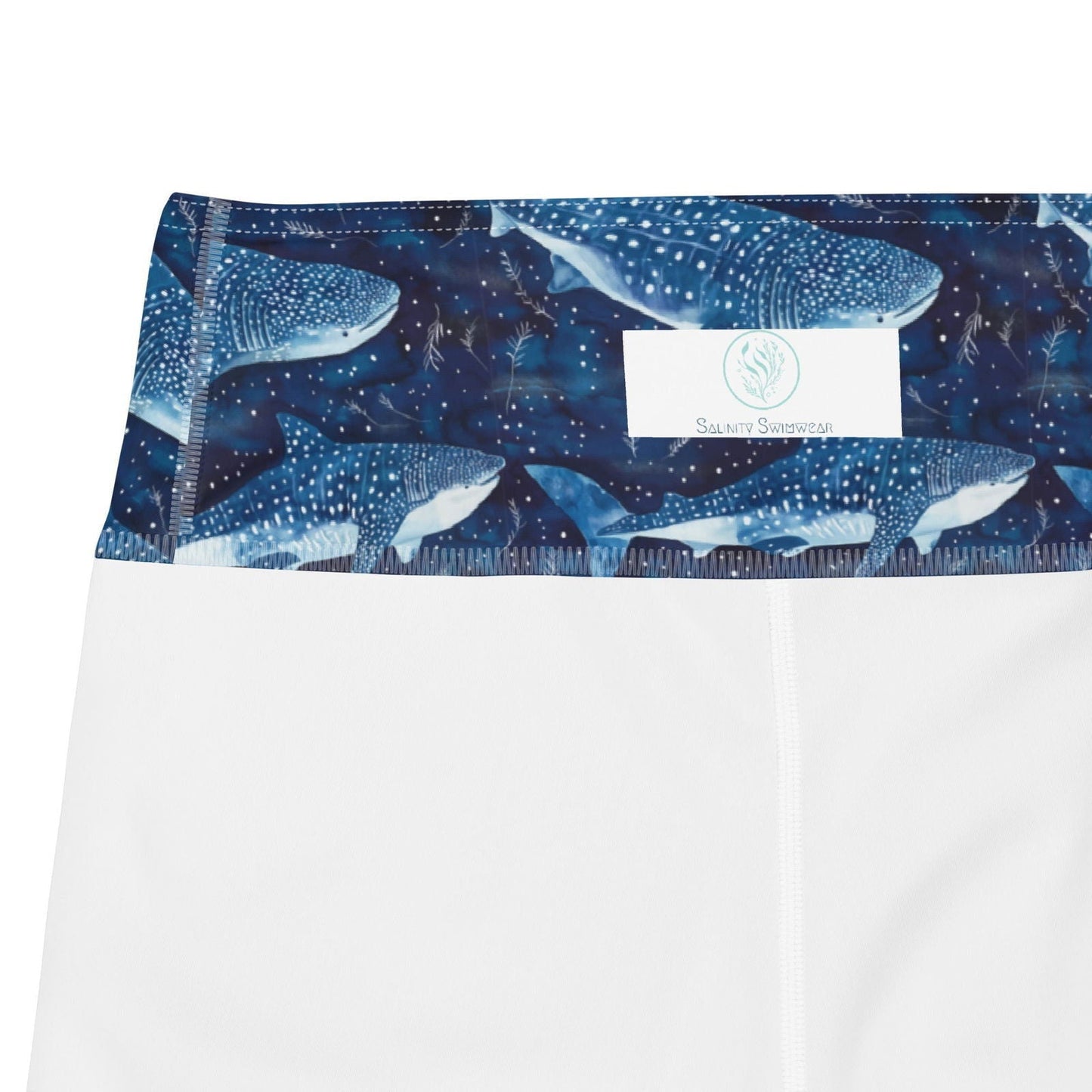 Whale Shark Dream Capri Swim Leggings -