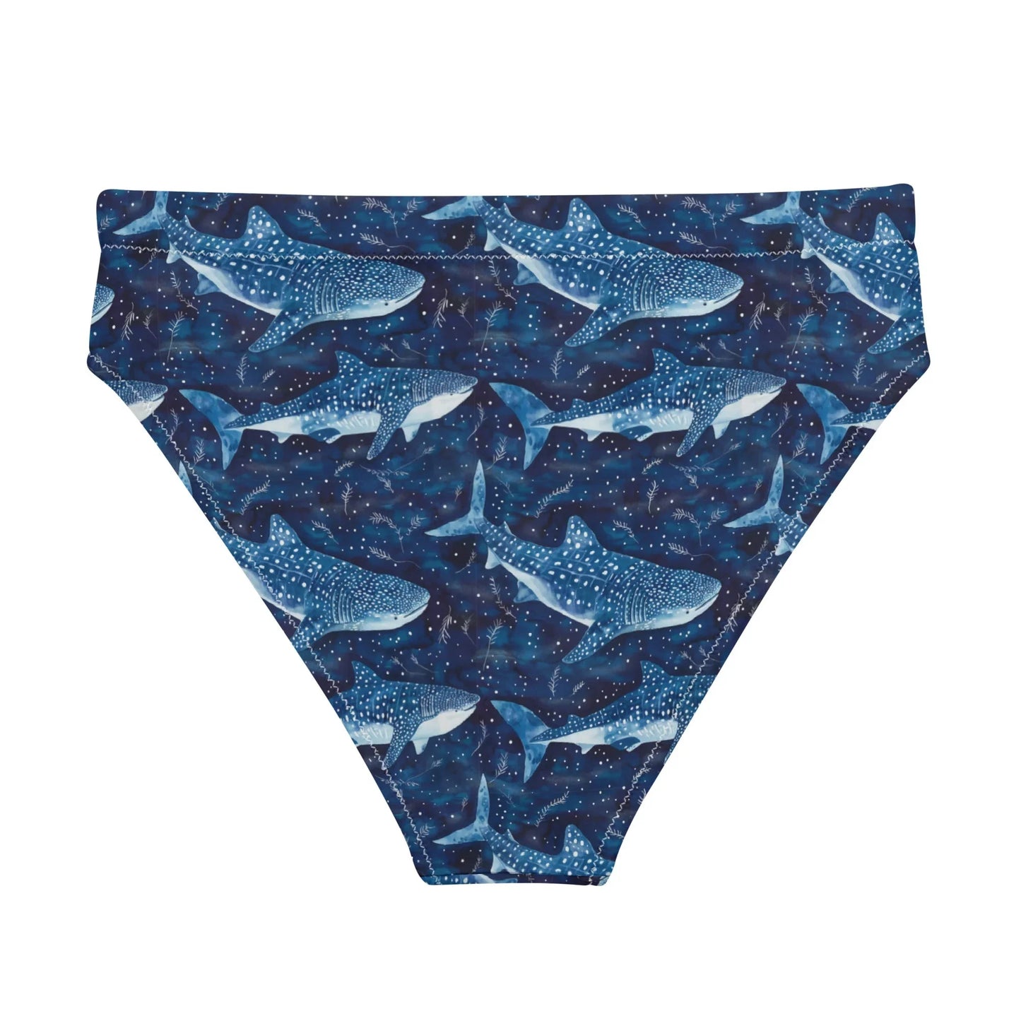 Whale Shark Dream Eco High-Waisted Bikini Bottom -