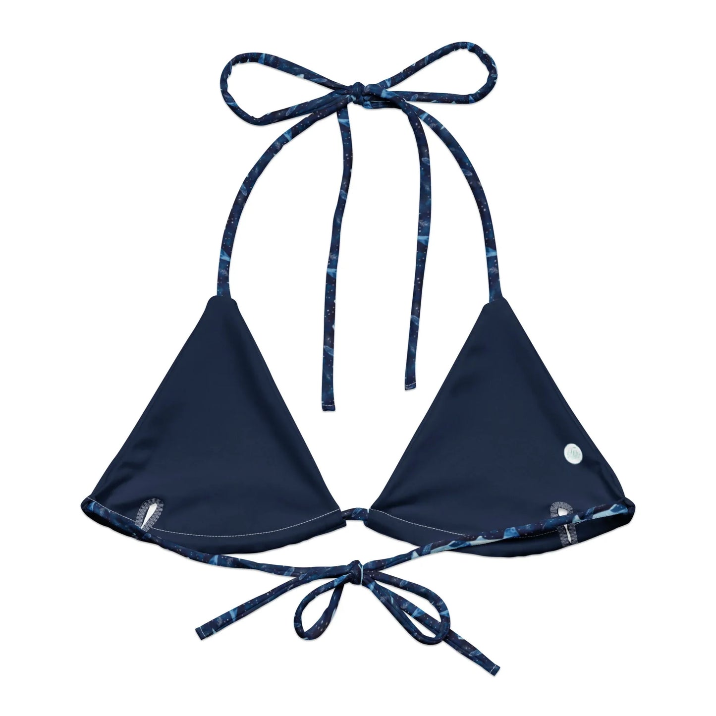 Whale Shark Dream Eco String Bikini Top -