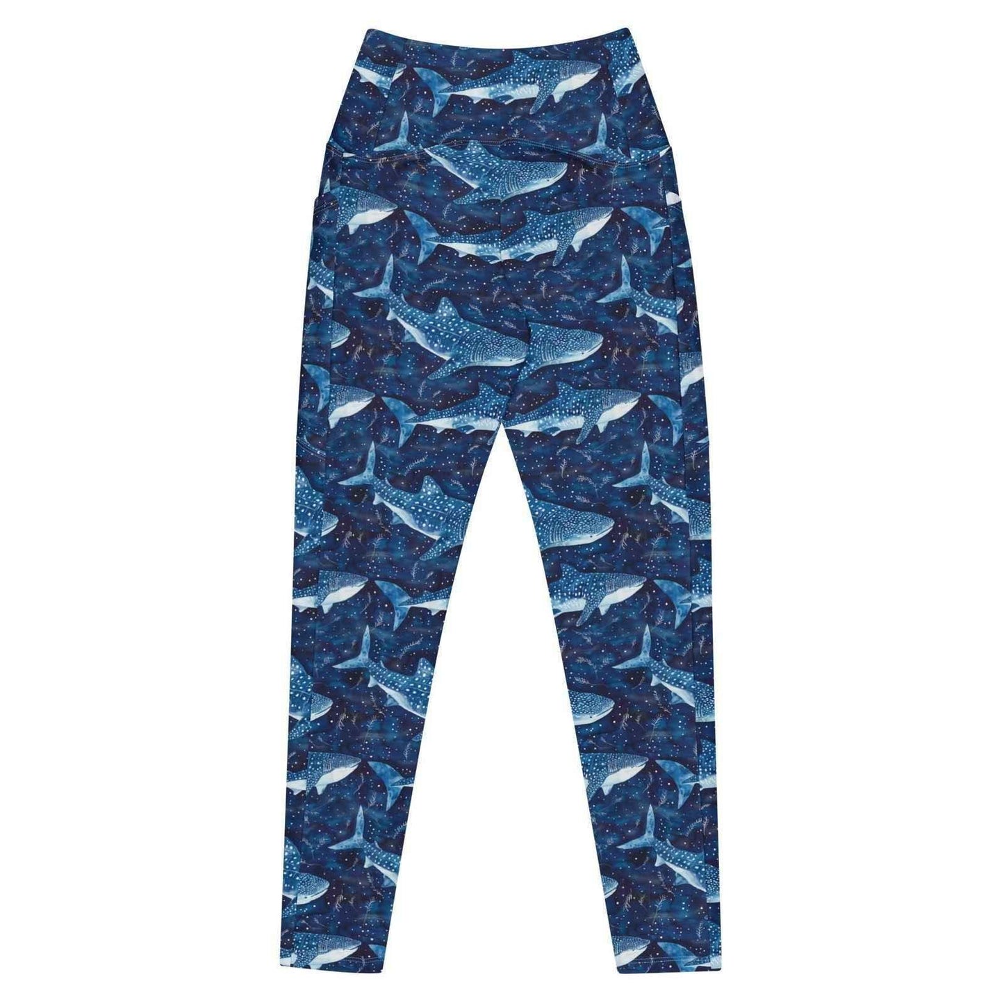 Whale Shark Dream Eco Swim Leggings With Pockets -