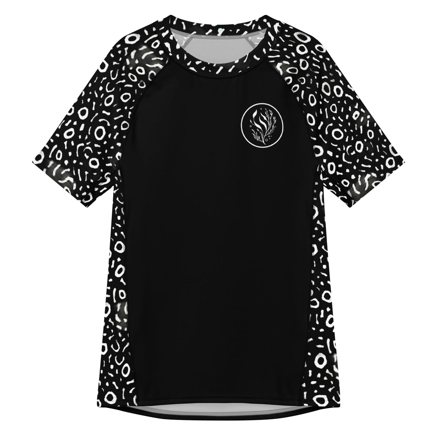 Whale Shark Mosaic Men’s Short Sleeve Swim Shirt -