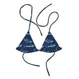 Whale Shark Dream Eco String Bikini Top - Salinity Swimwear