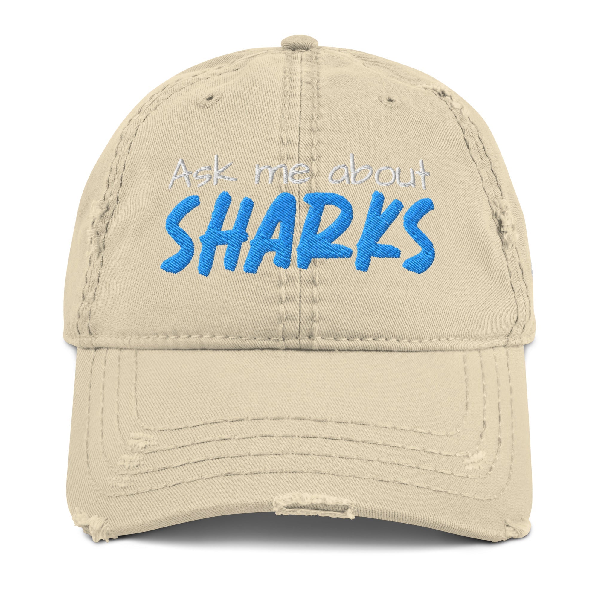 Oceza Ask Me About Sharks Hat