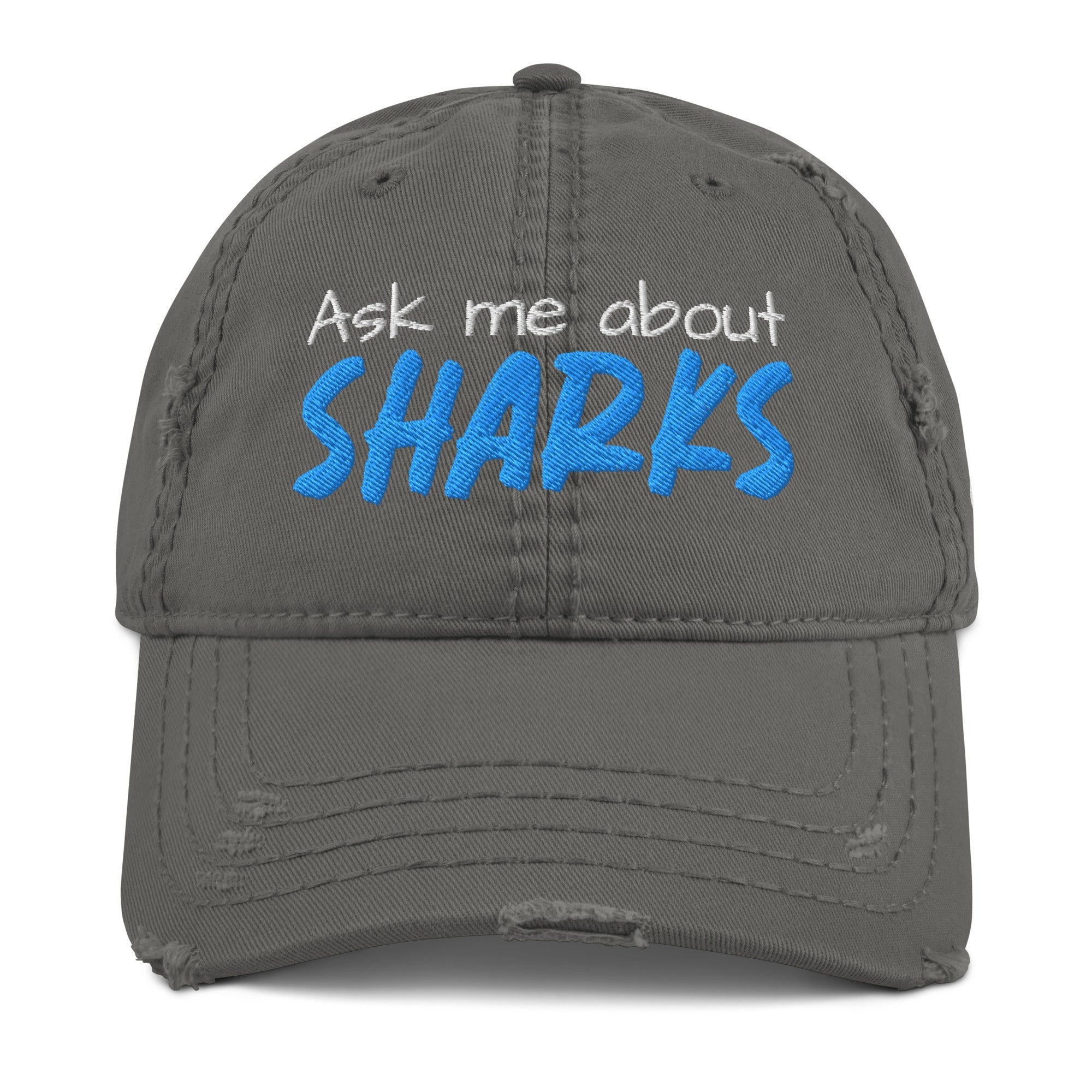 Oceza Ask Me About Sharks Hat