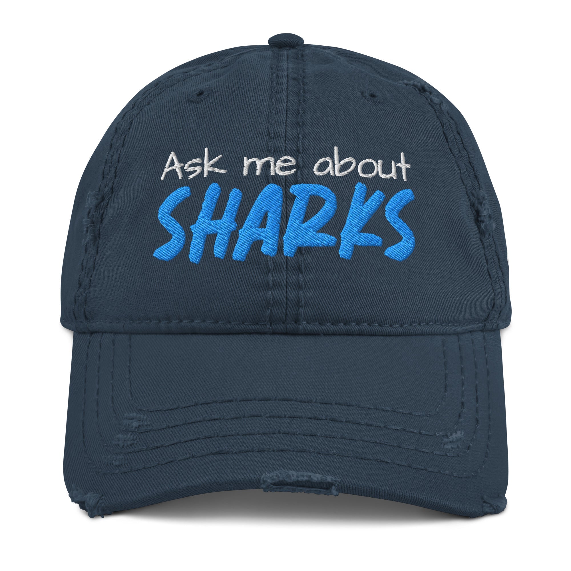Oceza Ask Me About Sharks Hat