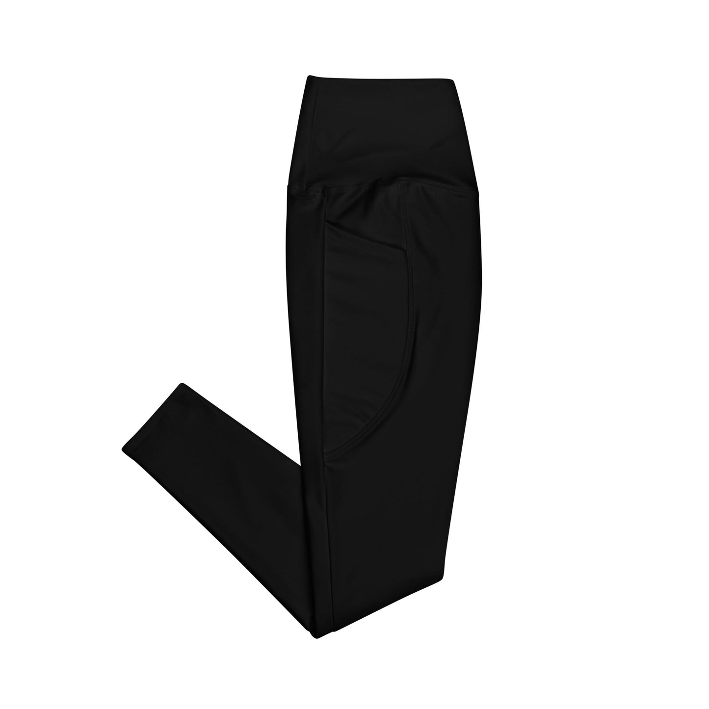 Black Eco Swim Leggings With Pockets (Size 2XS) - 