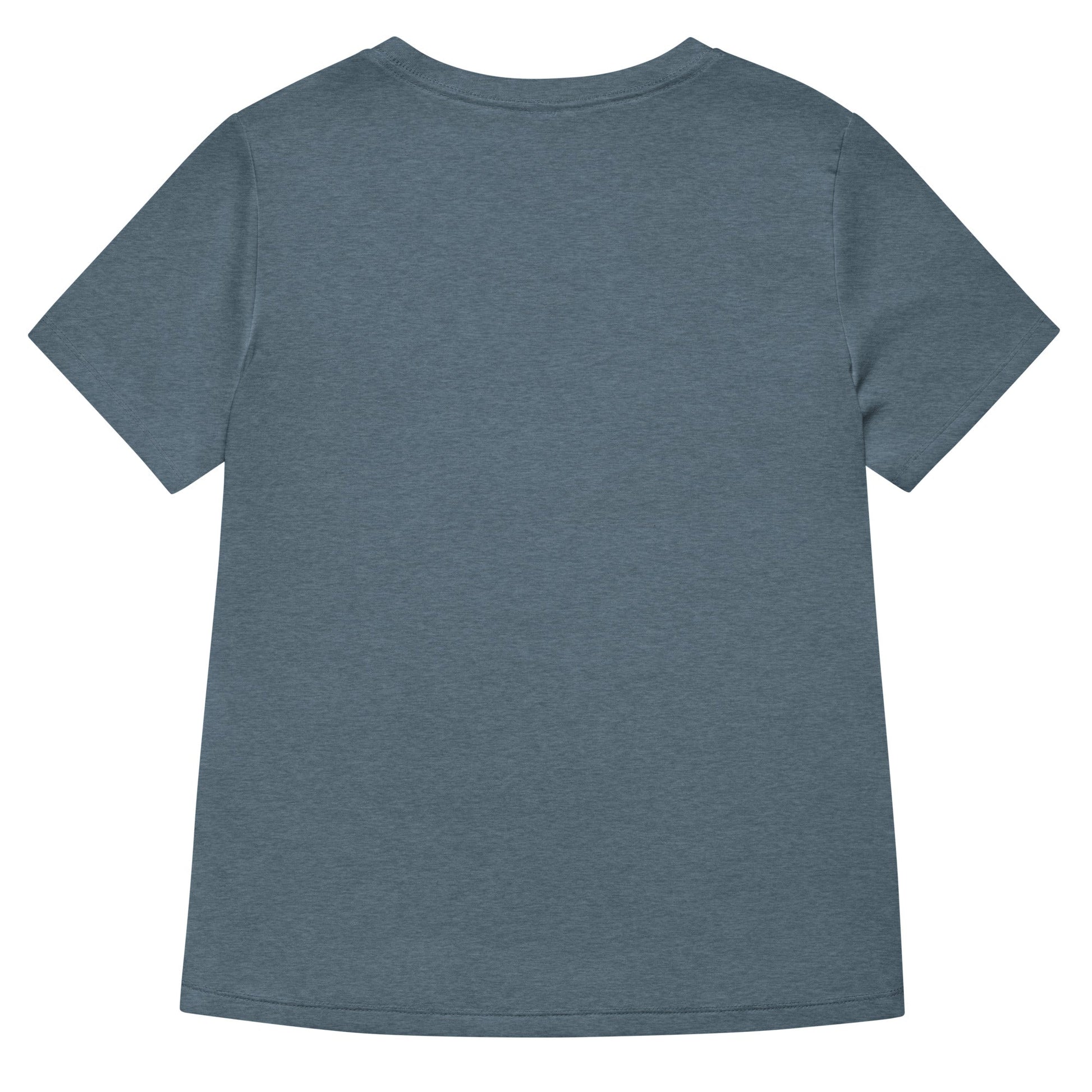 Block Print Whale Women’s V-neck T-Shirt - 